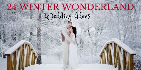 24 Winter Wonderland Wedding Ideas - Pretty Designs