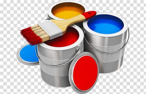 Paint Rollers Drawing Brush Painting, cartoon pot transparent background PNG clipart | Paint ...