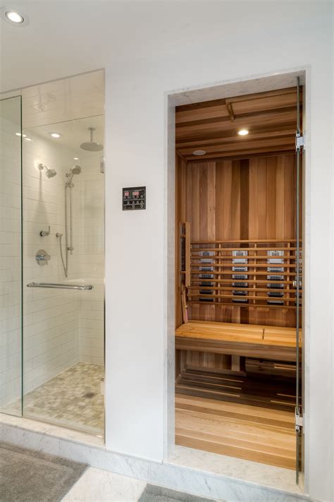 Built-in Sauna | Home steam room, Sauna bathroom design, Home spa room