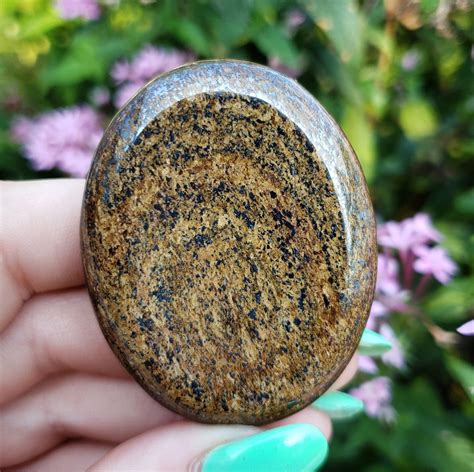 Bronzite Natural Healing Crystal Smooth Polished Gemstone Large Worry ...