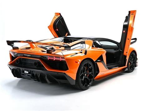 2020 Lamborghini Aventador Arancio Atlas Pearl {interior Color} 611 Miles - Used Lamborghini ...