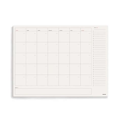 Desktop Calendar Pad | Calendar pad, Desktop calendar, Stylish office