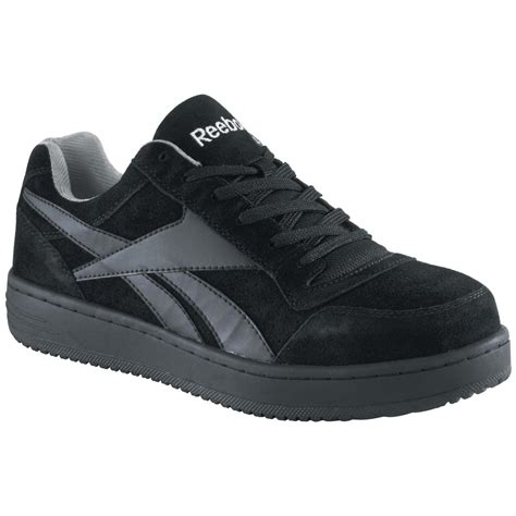 Men's Reebok Steel Toe Skateboard Shoes, Black - 231909, Running Shoes ...