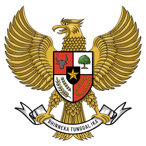 Logotipo De Garuda Pancasila Del Símbolo Del País Indonesio Para El Día De La Independencia PNG ...