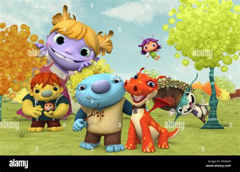 WALLYKAZAM!, l-r: Gina Giant, Ogre Doug, Wally Trollman, Norville, Libby Light Sprite, Bobgoblin ...