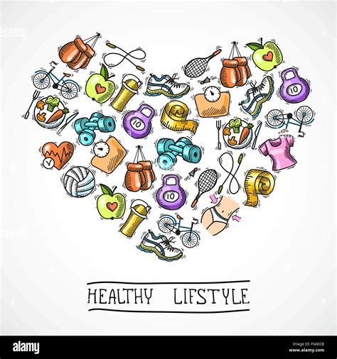 Fitness sketch poster Stock Vector Image & Art - Alamy