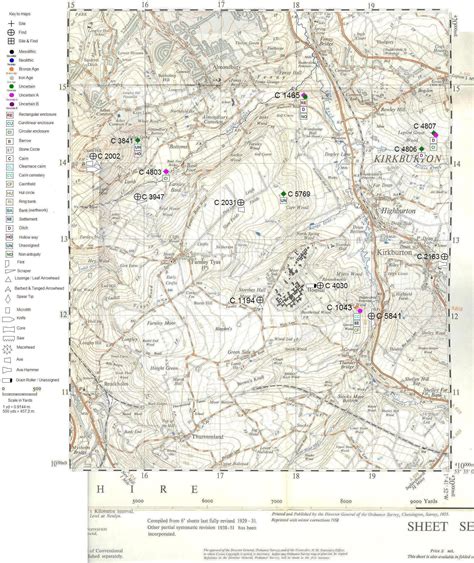 Yorkshire 3 Peaks Printable Map Inspirational An Investigation Of Prehistoric Settlement ...