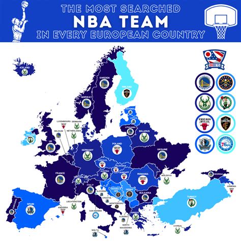 The Most Popular NBA Teams In Europe - I-80 Sports Blog