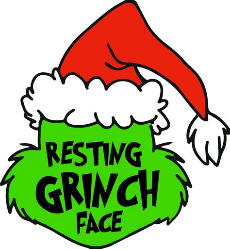 Resting grinch face png download free png images