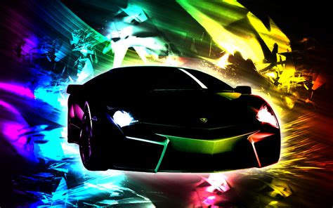 Rainbow Cool Lamborghini Wallpapers ~ Sports Car Wallpaper