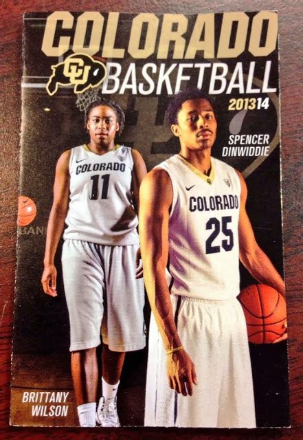 2013-2014 Colorado Buffaloes basketball pocket schedule - The Ralphie ...