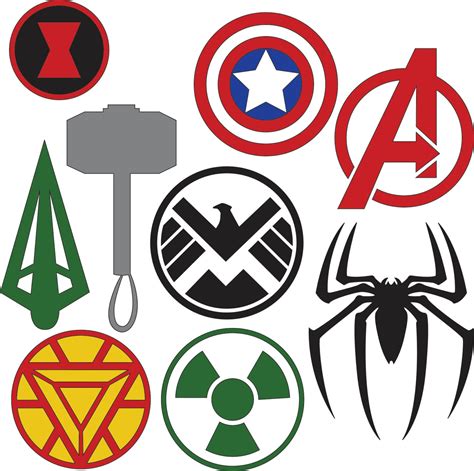 Marvel Superhero Logos SVG & DXF files