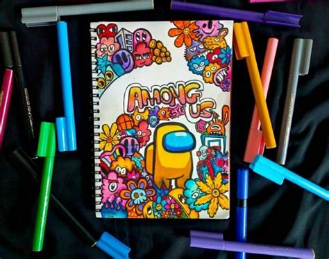 Among Us Doodle Art