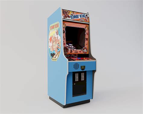 Nintendo Donkey Kong Arcade Cabinet 3D model | CGTrader