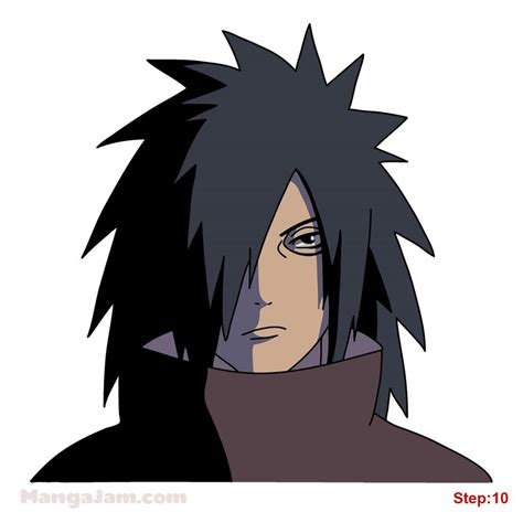 How to Draw Madara Uchiha from Naruto - MANGAJAM.com | Naruto desenho, Anime, Personagem do naruto