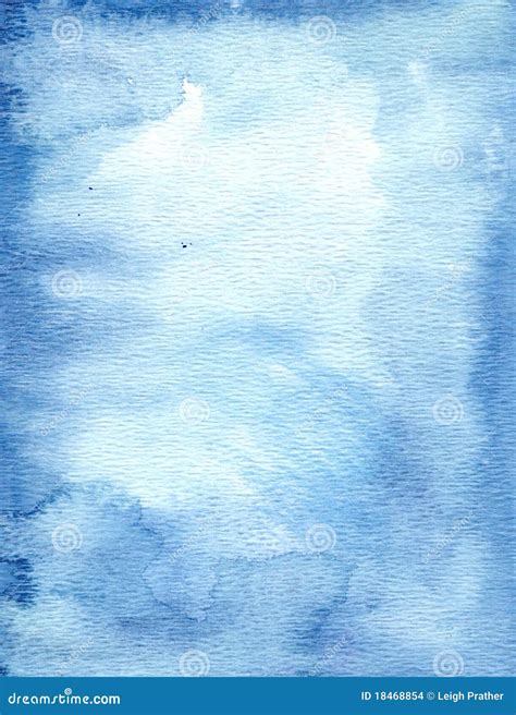 Blue Watercolor Background Stock Images - Image: 18468854