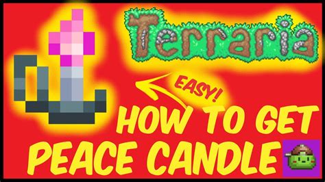 How To Get Peace Candle In Terraria | Terraria 1.4.4.9 - YouTube