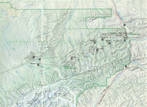 Denali National Park Campground Map