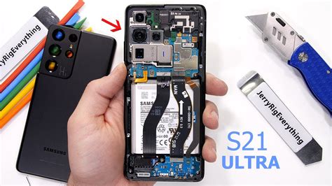 Galaxy S21 Ultra Teardown! - Its bigger than you think.... - YouTube