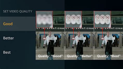 You can now select from 3 video quality settings on the Amazon Fire TV ...