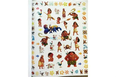 Disney Moana 500 Stickers – – Booky Wooky