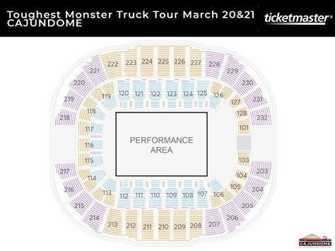 Seating Charts | CAJUNDOME