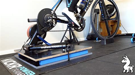 Indoor Cycling Rocker Plates - First Ride of a Wahoo KICKR Rocker - YouTube