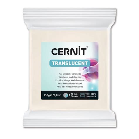 Cernit Translucent Polymer Clay, 005 Translucent - 250g • 2wards Polymer Clay