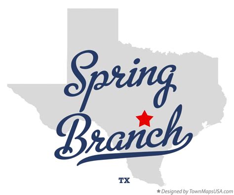 Map of Spring Branch, TX, Texas