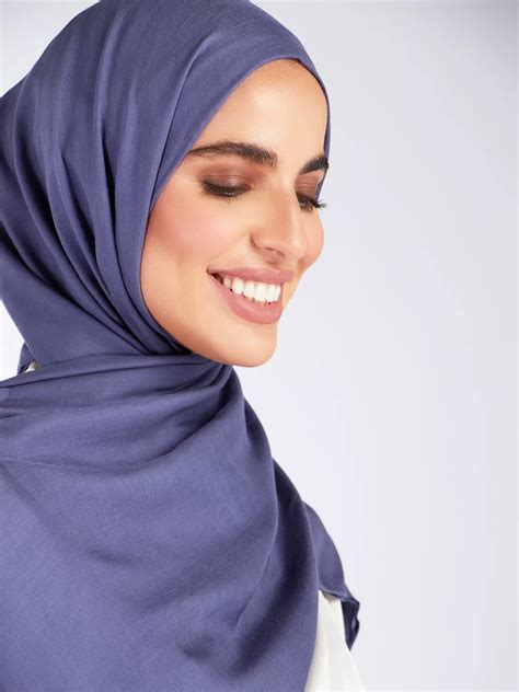 Aab Modal Hijab, Indigo Blue at John Lewis & Partners