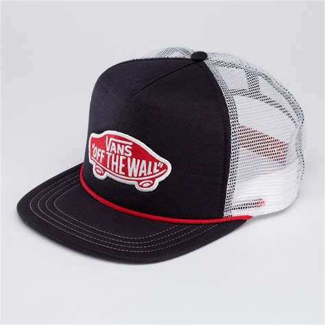 Vans classic patch trucker hat in black with white mesh | Hats for men, Vans, Mens fashion wear