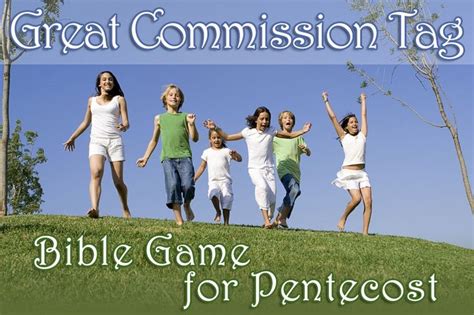 Bible Game for Pentecost: Great Commission Tag Church Games, Kids ...