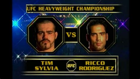 Archive UFC 41 - Tim Sylvia contre Ricco Rodriguez - UFC Fans