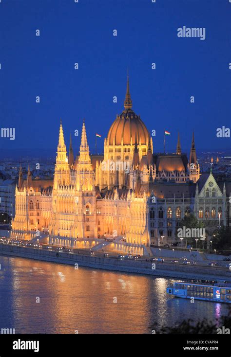 Hungary, Budapest, Parliament, Danube River Stock Photo - Alamy