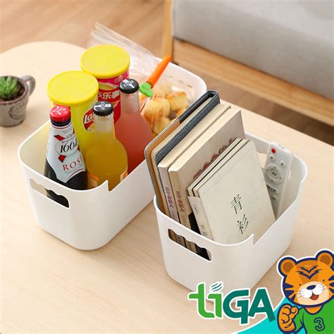 TIGA Plastic Storage Box Storage Basket Kitchen Storage Box bathroom ...