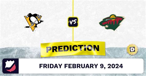 Pittsburgh Penguins vs. Minnesota Wild Prediction, Odds, NHL Picks [2/9 ...