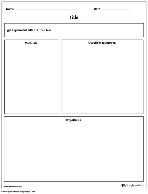 Experimento/Folha de Laboratório - Genérico Storyboard