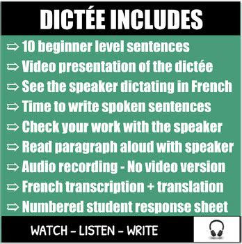 Présenter Quelqu'un - French Dictée Activity Beginners Listening Comprehension