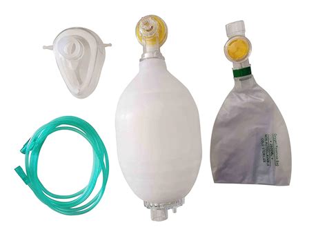 AMBU Bag SPUR II Adult Resuscitator W/Adult Mask Oxygen Reservoir ...