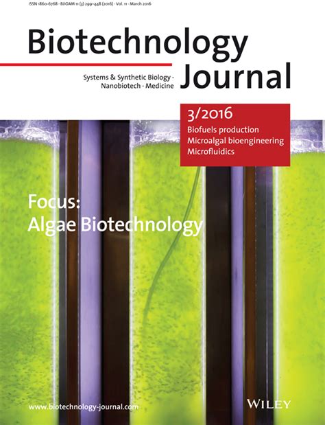 Editorial Board: Biotechnology Journal 3/2016 - 2016 - Biotechnology ...