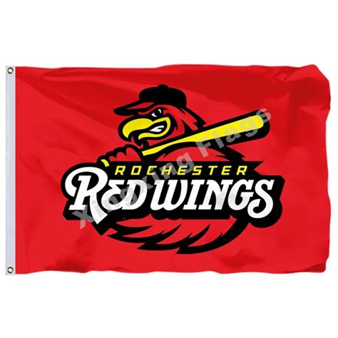 Rochester Red Wings Flag 3ft X 5ft Polyester Minor League Baseball IL Banner Flying Size No.4 90 ...