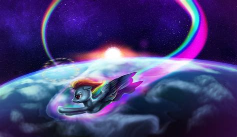 Rainbow Dash: Sonic Rainboom by ElkaArt on DeviantArt