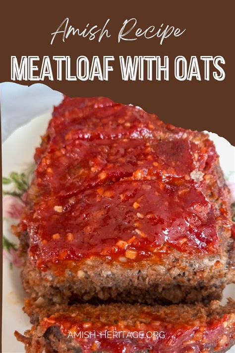 Amish meatloaf recipe – Artofit