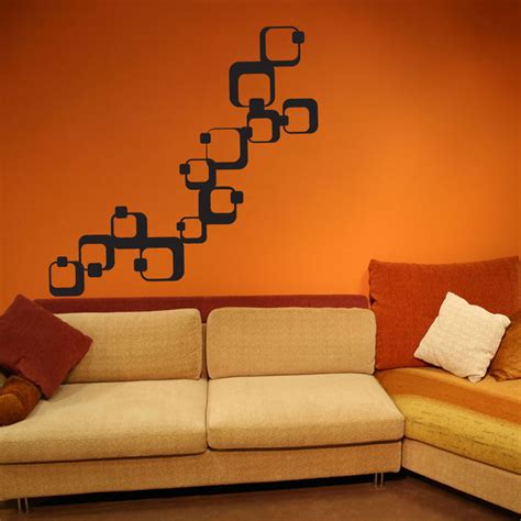 Geometric Squares Vinyl Wall Decals