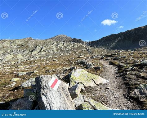 Hiking Trails or Mountaineering Routes of the Silvretta Alps Mountain ...