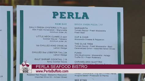 Kevin's guest Russell Salvatore describes the new menu at Perla's ...