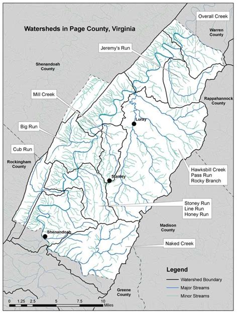 Watersheds in Page County VA – Page County Water Quality Committee