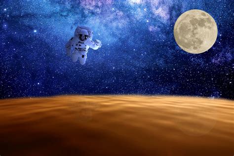 moon surface, moon, star - space, nature, scenics - nature, galaxy, sky, weightlessness ...