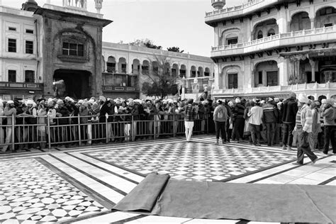 Queue of devotees along with Akal Takht inside the Golden Temple Photograph by Ashish Agarwal ...