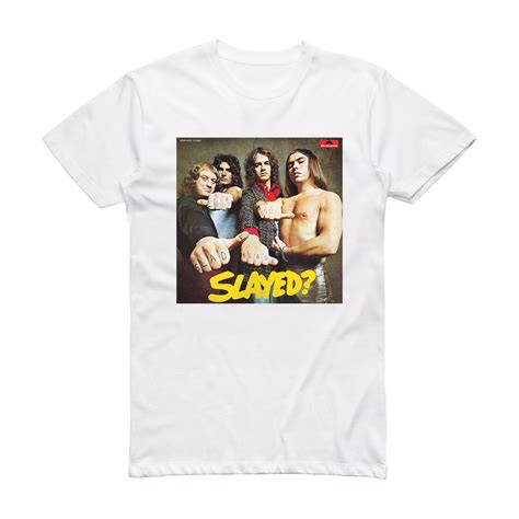 Slade Slayed Album Cover T-Shirt White – ALBUM COVER T-SHIRTS